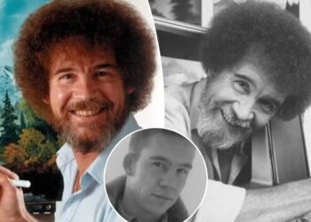 Painter Bob Ross unrecognizable in resurfaced photos from his youth — as they reveal the truth about his iconic hairdo