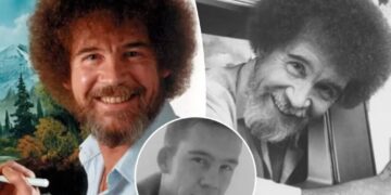 Painter Bob Ross unrecognizable in resurfaced photos from his youth — as they reveal the truth about his iconic hairdo