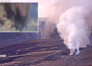 Hawaii’s Kīlauea volcano destroys camera capturing live video of 38th eruption of past year