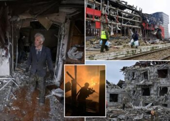 Russia unleashes massive drone and missile attack on Ukraine as diplomatic talks continue