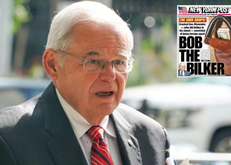 Disgraced ex-Sen. Bob Menendez banned from holding any public office in New Jersey