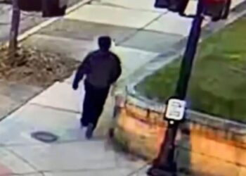 Video shows first glimpse of suspected gunman who opened fire at Brown University