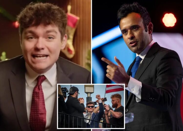 Nick Fuentes’ latest racist campaign is to stop Vivek Ramaswamy from becoming Ohio governor
