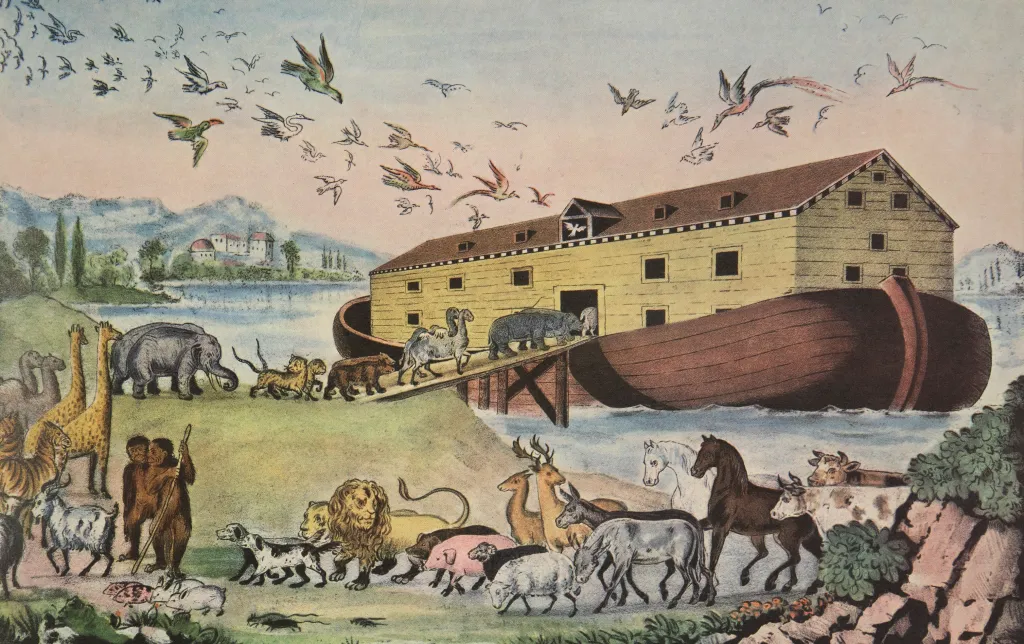 An artist's depiction of the Ark.