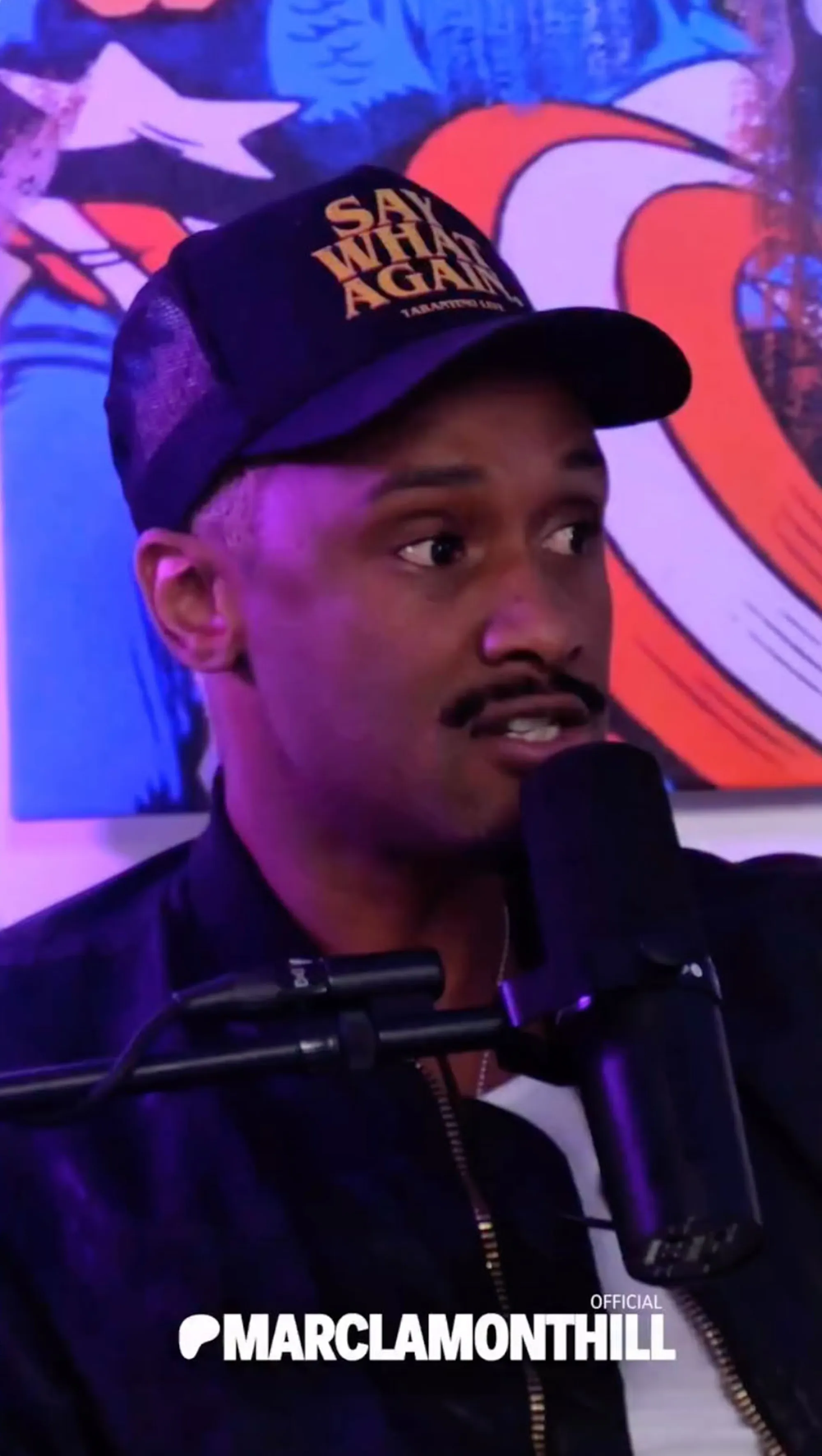 Brian McKnight Jr. in a black 