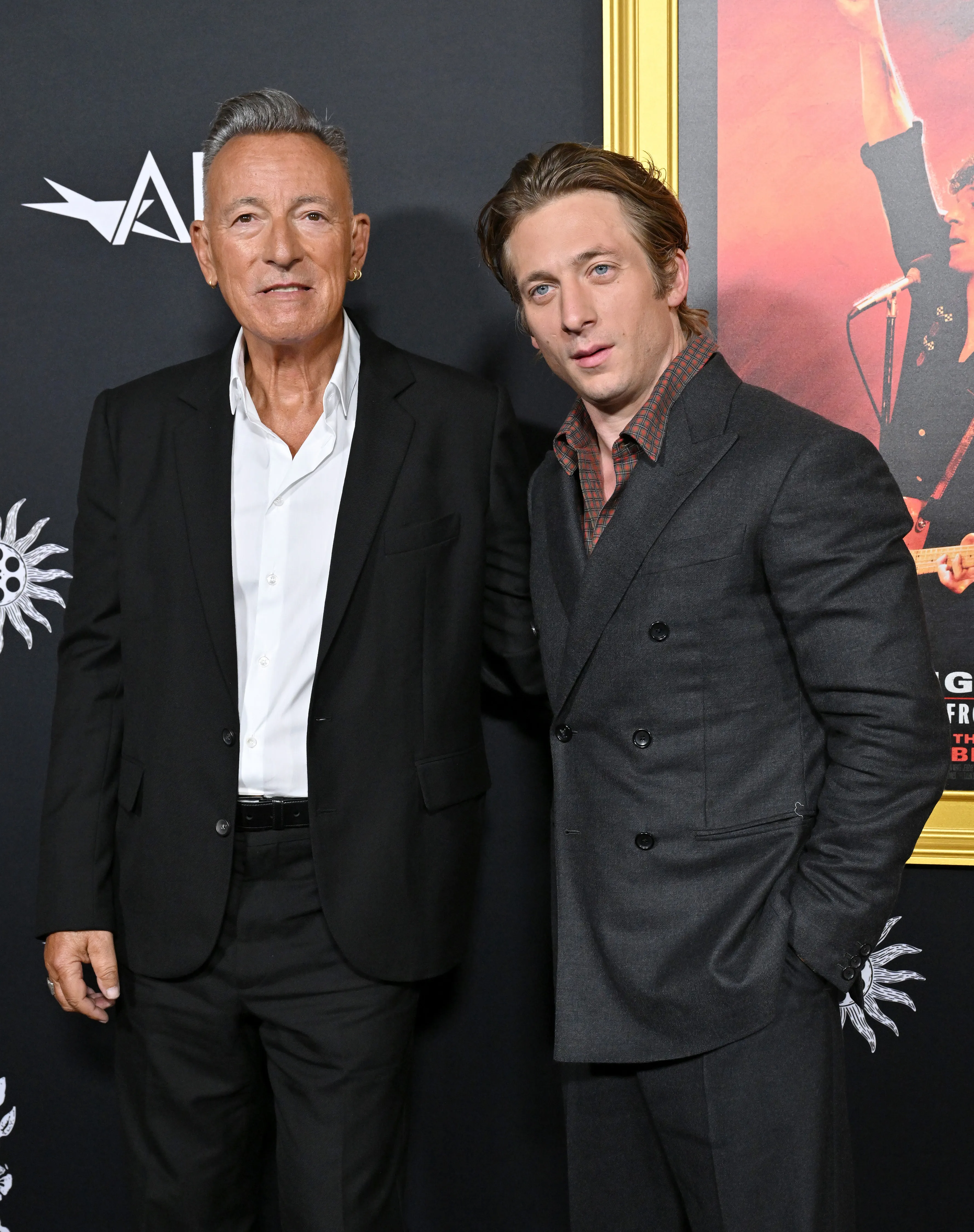 Bruce Springsteen and Jeremy Allen White.