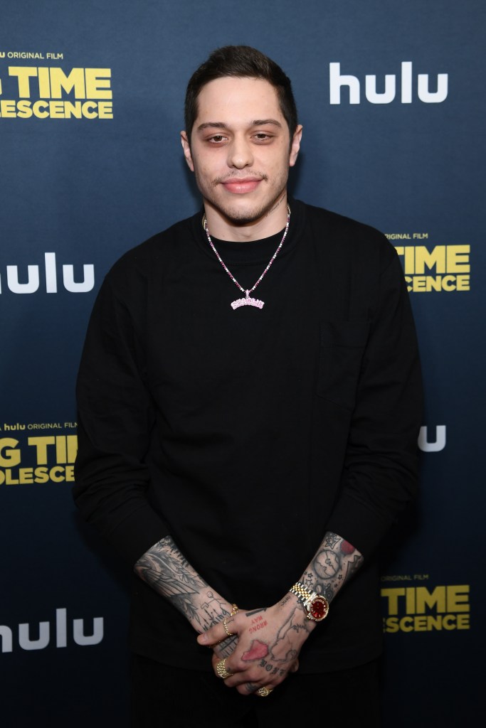 Pete Davidson attends the premiere of 