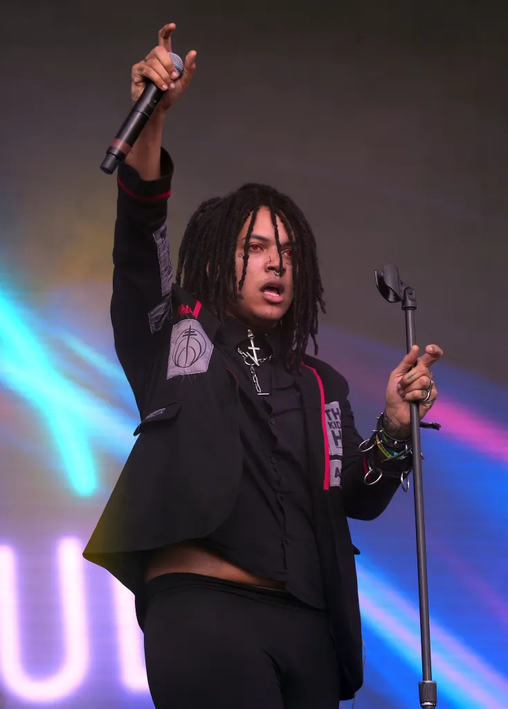 POORSTACY performing at the 2021 Life Is Beautiful Music & Art Festival.