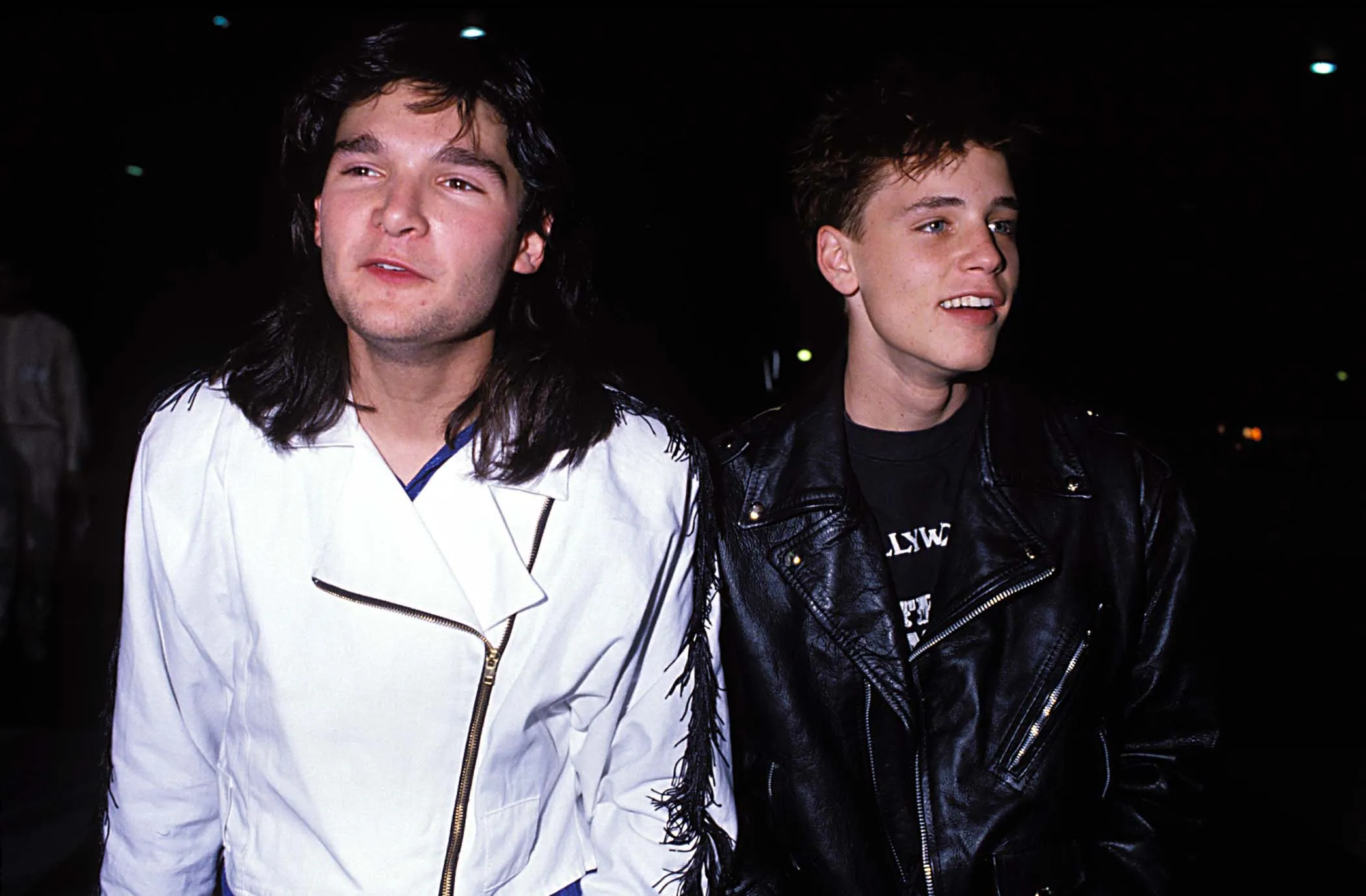 Corey Feldman and Corey Haim in 1989.