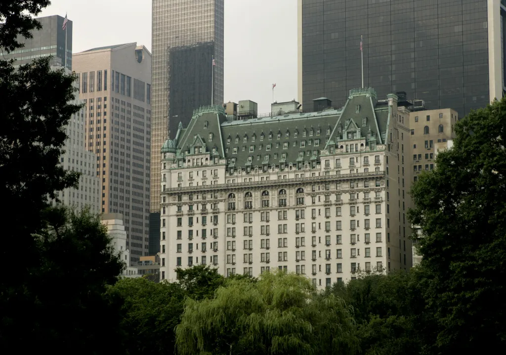 The Plaza Hotel is seen August 11, 2004 in New York City. 