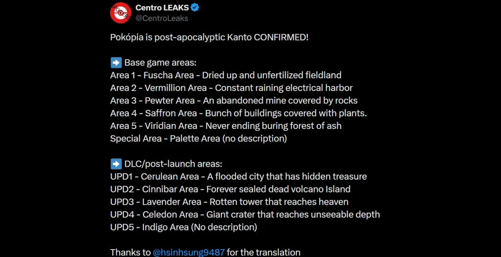 Pokopia Leaked Map Levels