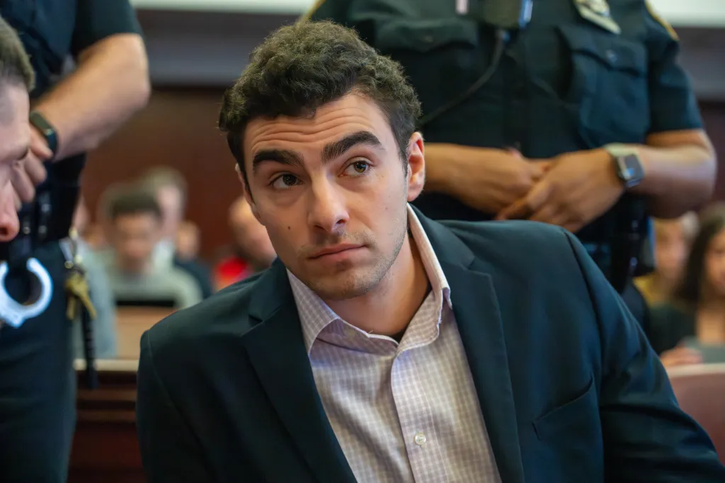 Luigi Mangione in court.