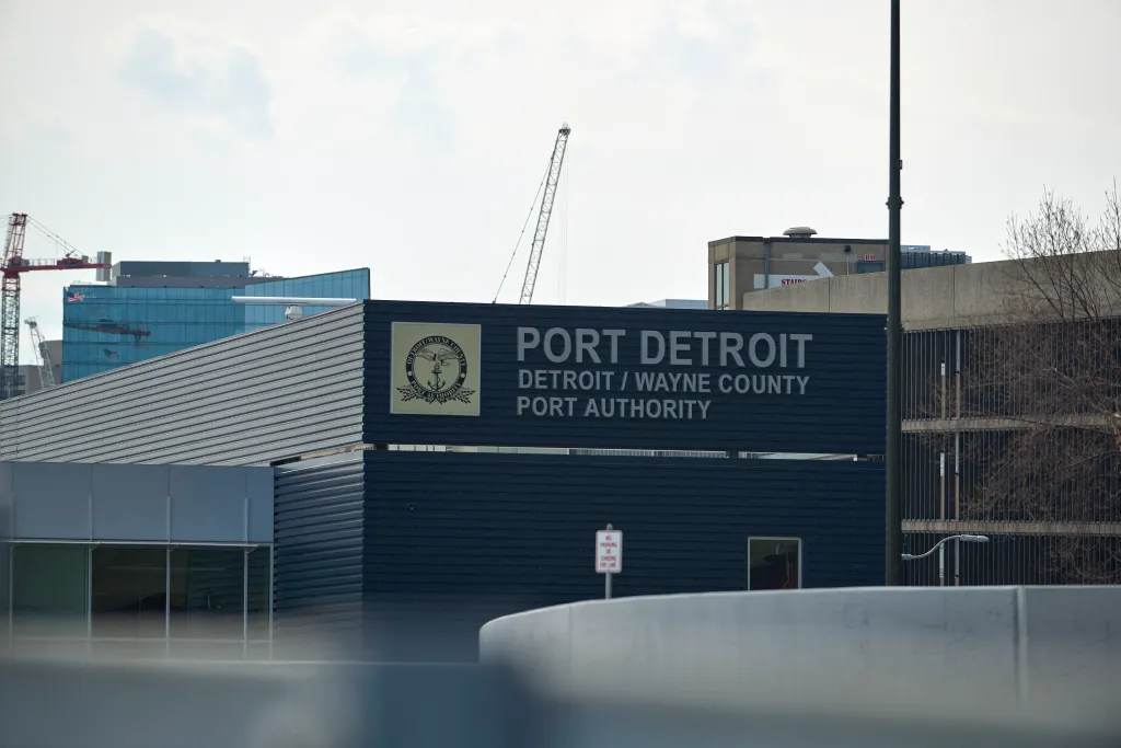 Port Detroit / Wayne County Port Authority building.