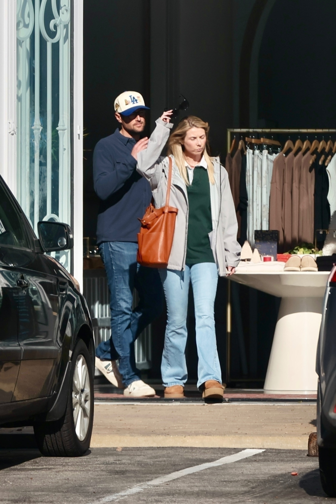 Jake Reiner and Maria Gilfillan shopping in Malibu.