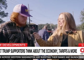 ‘Not the biggest fan’: Trump fan rips him on CNN at ‘Redneck Christmas Parade’