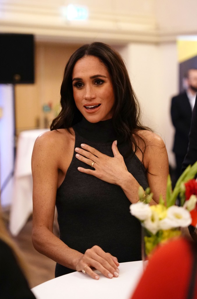 Meghan Markle, the Duchess of Sussex, at the IG25 and Team Canada Reception at the Hilton Hotel in Dusseldorf, Germany.