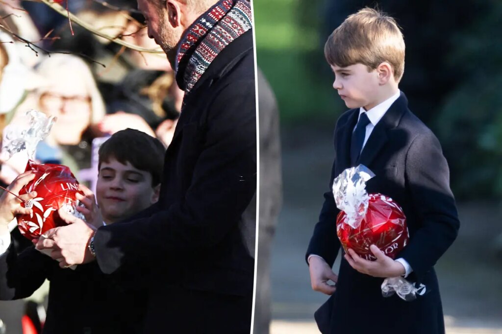 Chocolate-loving Prince Louis steals the show on royal family Christmas walk