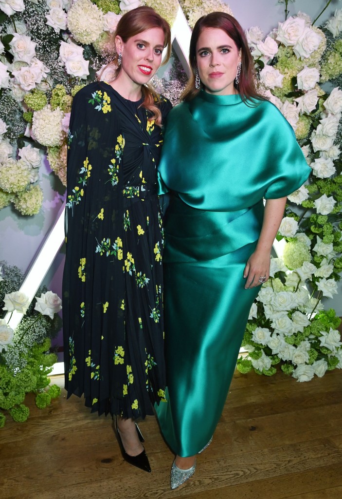 Princesses Beatrice and Eugenie of York attend Vogue World: London 2023.