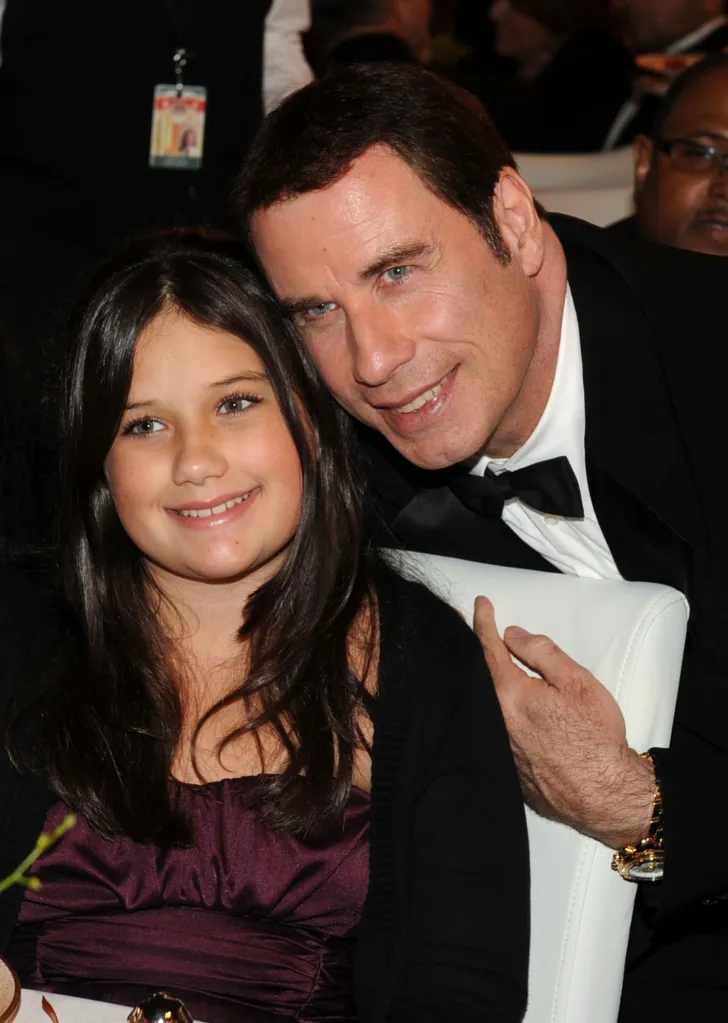 John Travolta and daughter Ella Bleu Travolta attending The Church of Scientology Celebrity Centre 41st Anniversary Gala.