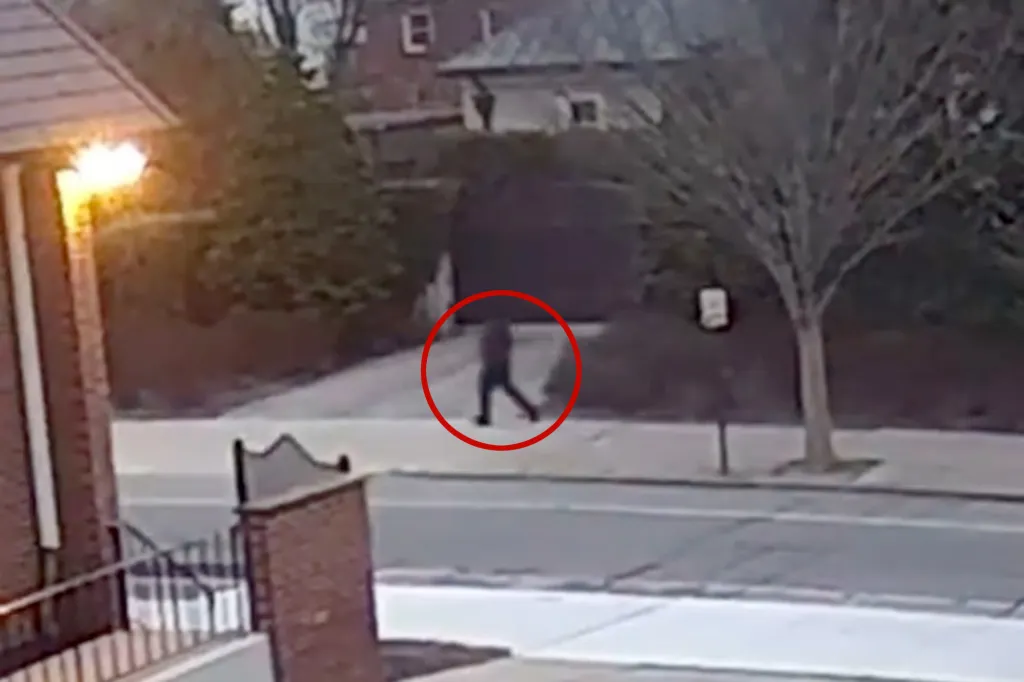The Brown University shooter Claudio Neves Valente was captured on security cameras walking in a neighborhood before the deadly shooting on Dec. 13, 2025.