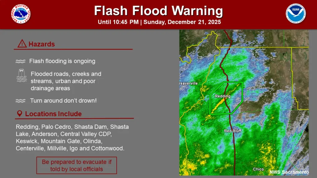 Police urged motorists to avoid flooded roadways, cautioning that even shallow water can disable vehicles or sweep them away.