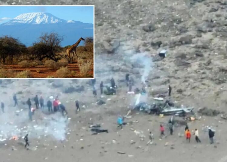5 killed in rescue helicopter crash on Mount Kilimanjaro