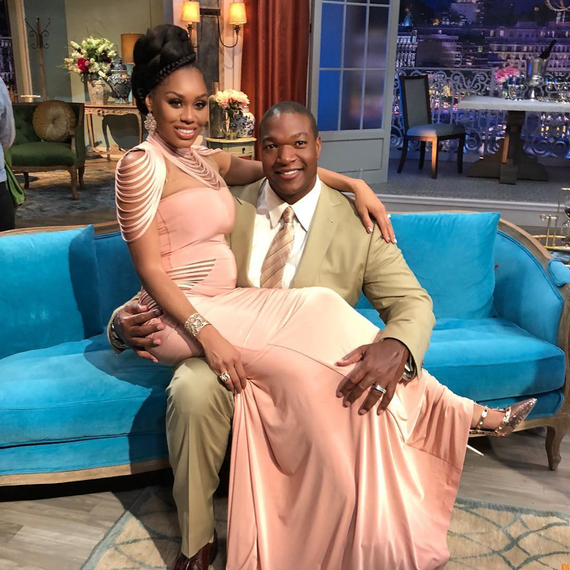 Monique Samuels and Chris Samuels