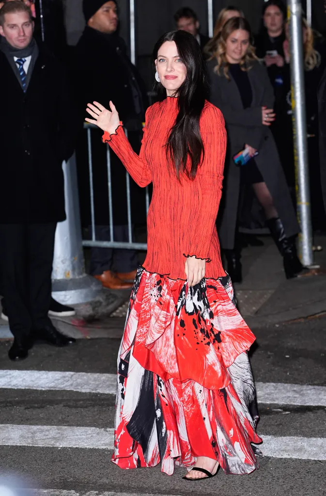 Riley Keough arriving at the 35th Gotham Film Awards in New York City.