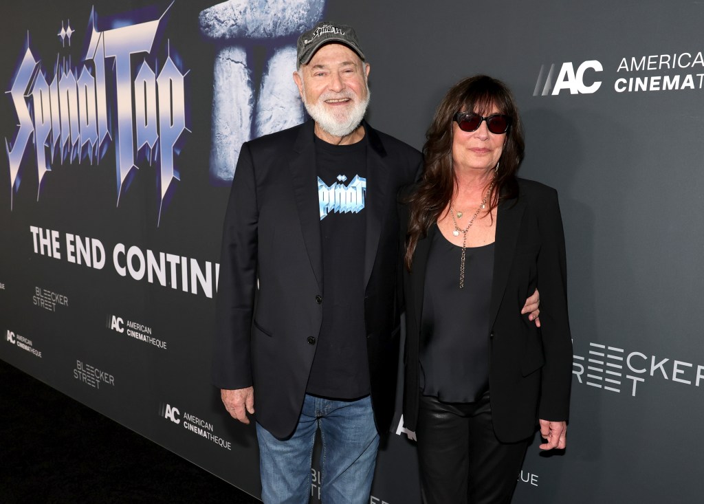 Rob Reiner and Michele Reiner at the premiere of