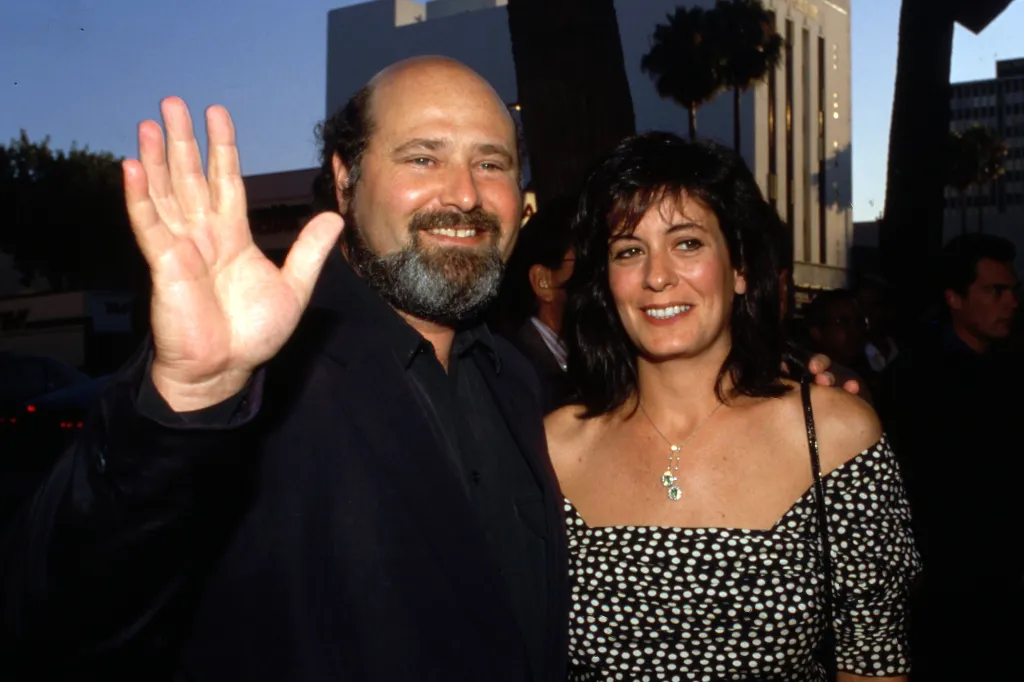 Rob Reiner and Michele Singer at the premiere of