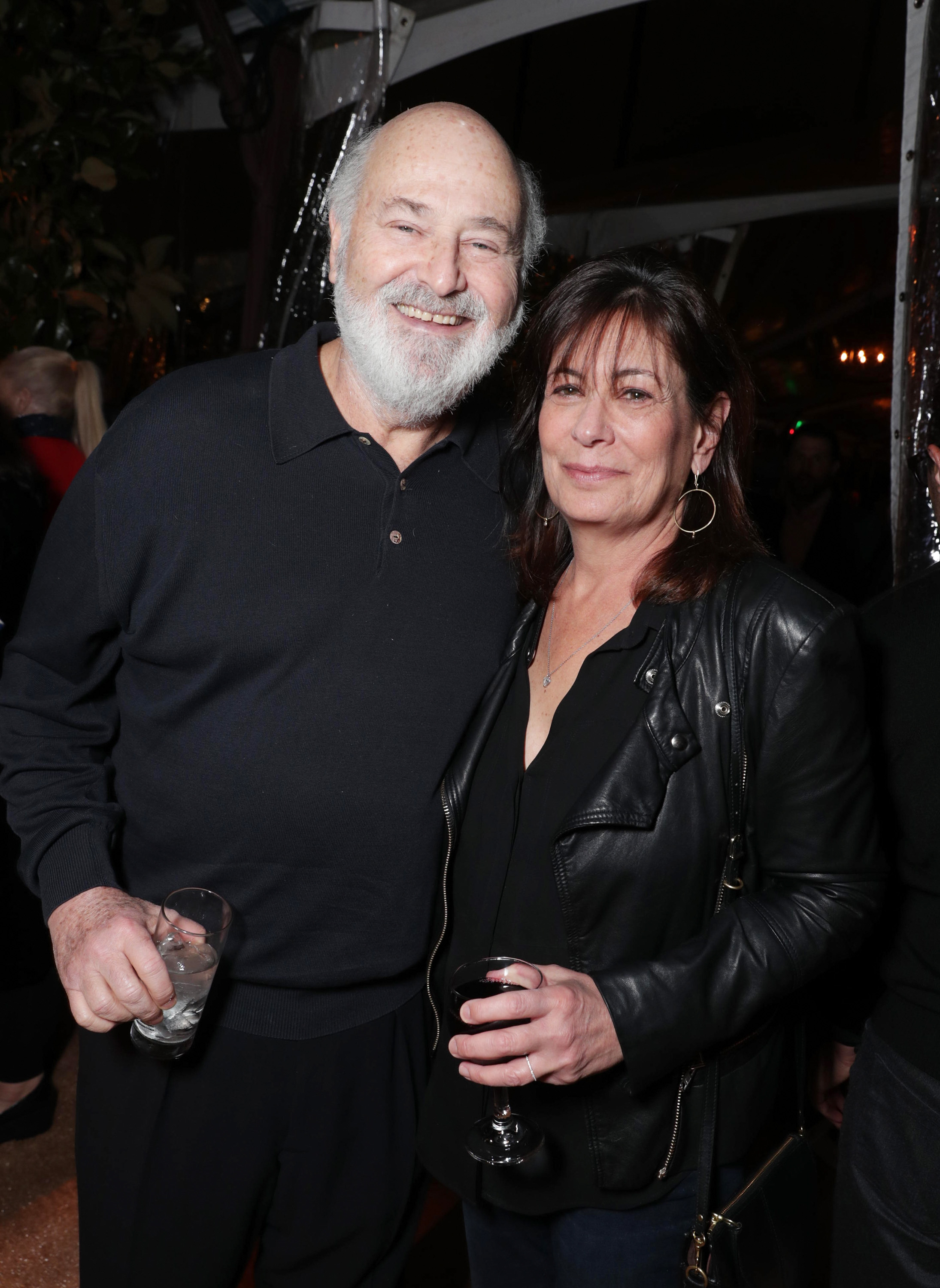 Rob Reiner and Michele Singer Reiner smiling for a photo.