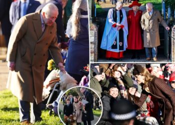 Disgraced ex-Prince Andrew’s daughters show united front with royals at Christmas church service: photos