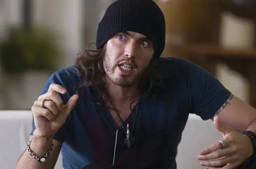 Russell Brand as rocker Aldous Snow.