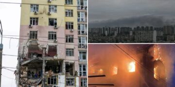 Russian drones, missiles pound Ukraine before Zelensky’s meeting with Trump