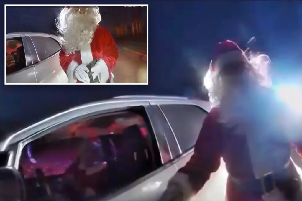 Elderly couple dressed as Santa Claus, Mrs.Claus pulled over for speeding in Ohio: ‘North Pole isn’t what it used to be!’