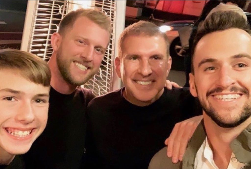 Todd Chrisley, Kyle Chrisley and Nic Kerdiles in a tribute photo.