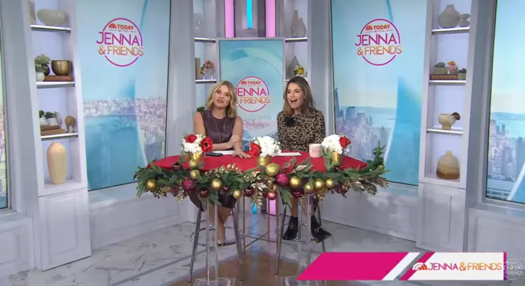 Savannah Guthrie and Jenna Bush Hager on the 