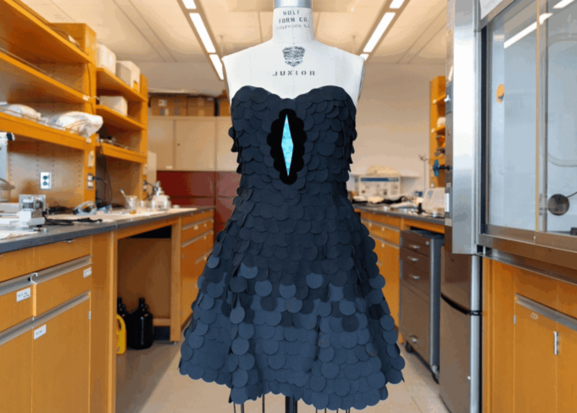 Scientists Created the World’s Darkest Fabric—and Made a Dress Out of It