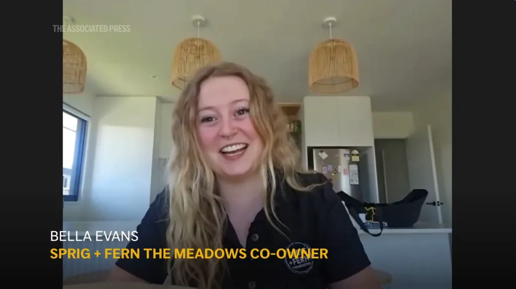 Bella Evans, co-owner of Sprig + Fern The Meadows.