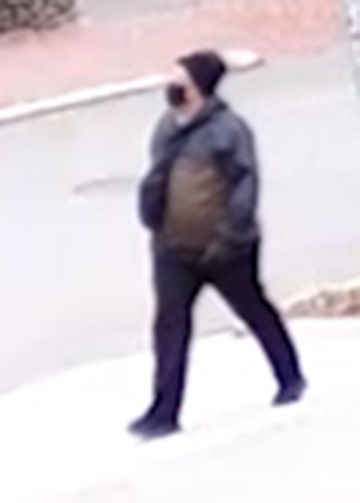 Security camera footage of the Brown University shooting suspect walking.