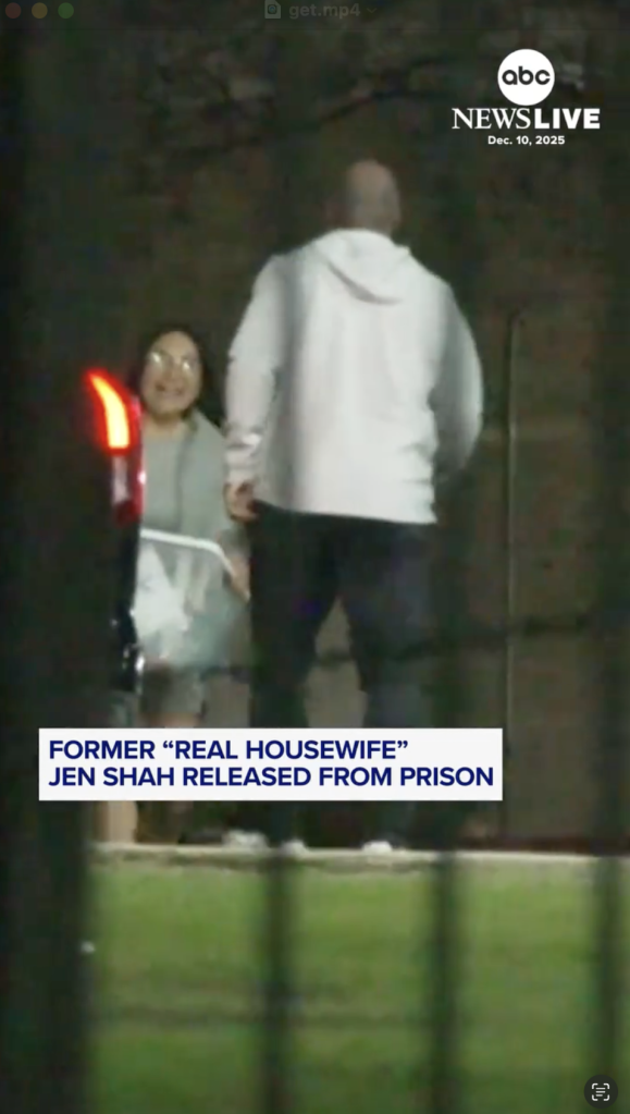 Jen Shah reunited with family after early prison release.