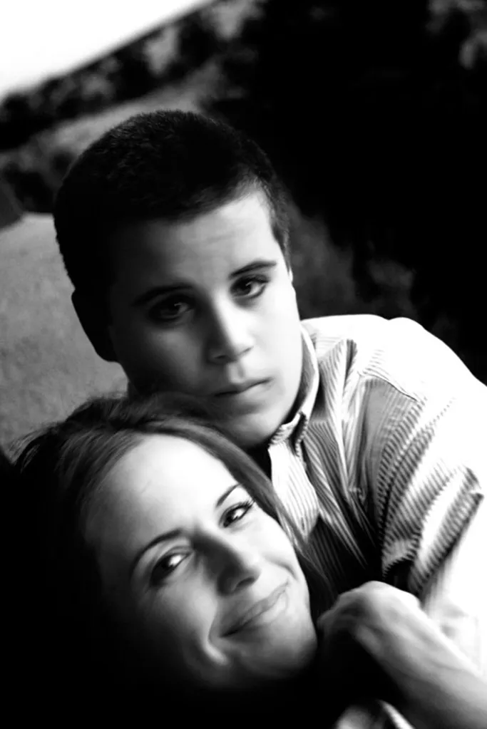 Jett Travolta and Kelly Preston in an undated picture.