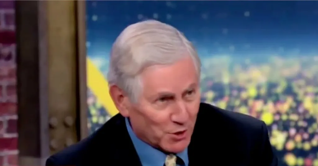 Vanity Fair writer Chris Whipple speaks on camera.