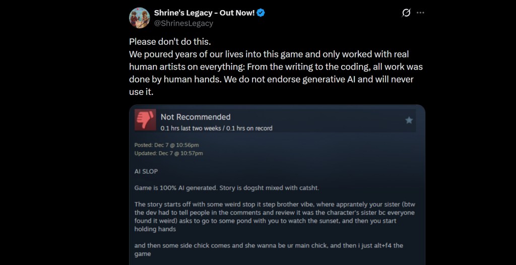 Shrines Legacy AI Drama