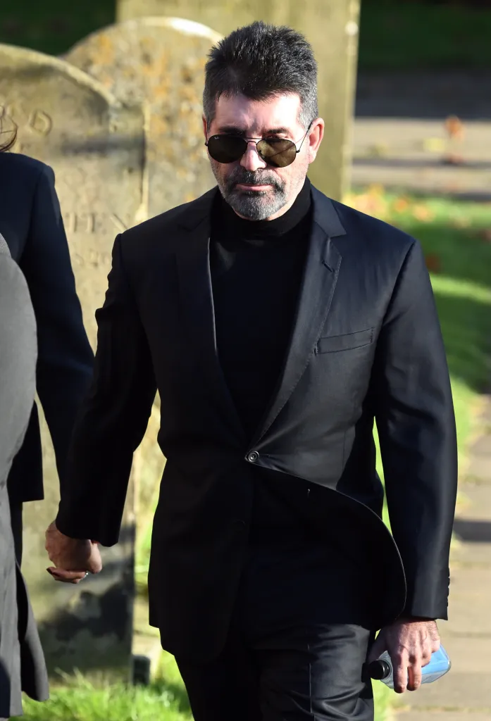 Simon Cowell attending Liam Payne's funeral.
