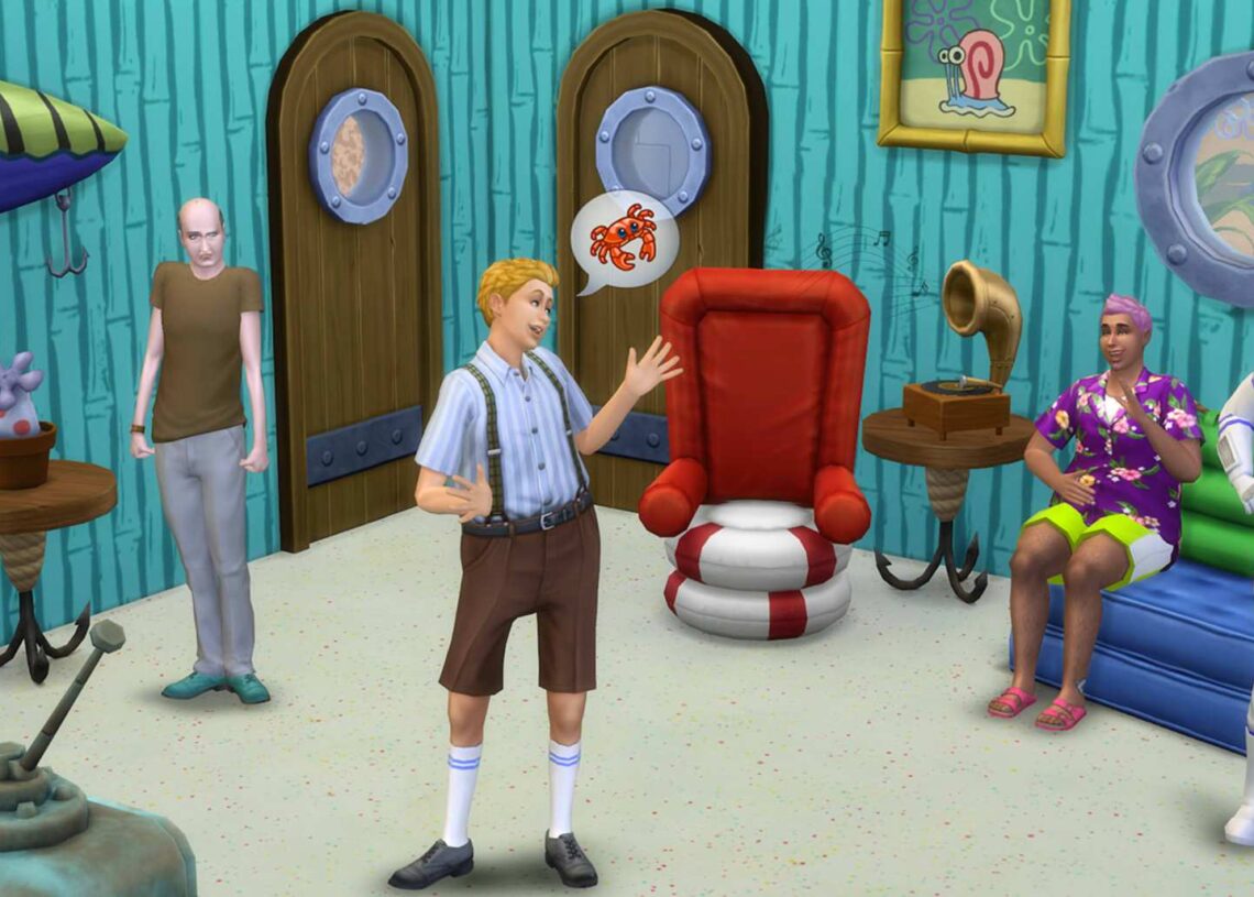 SpongeBob Fans Can Now Recreate His Home in The Sims 4
