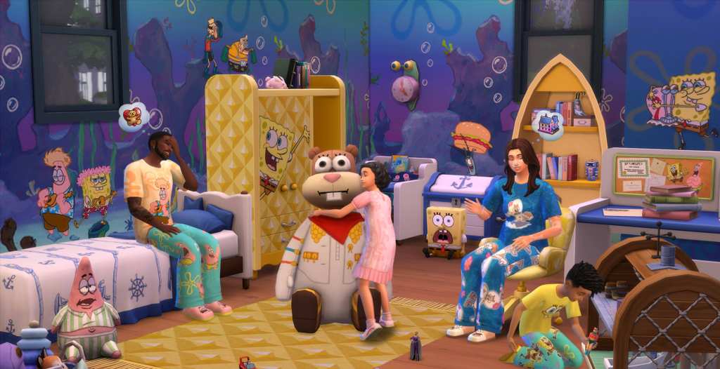 SpongeBob SquarePants kit in The SIms 4