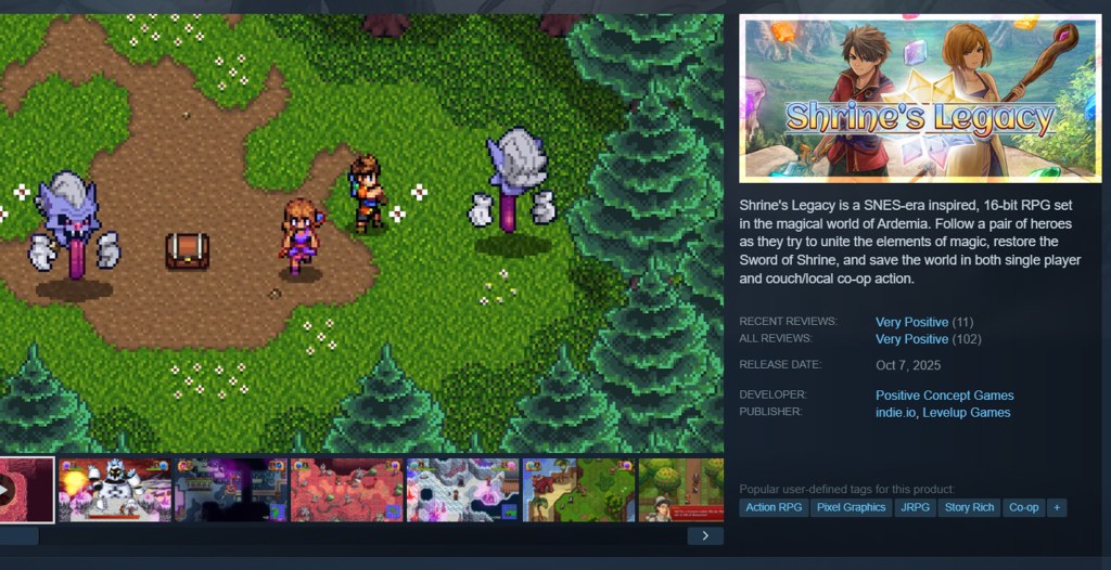 Steam Reviews Shrine's Legacy