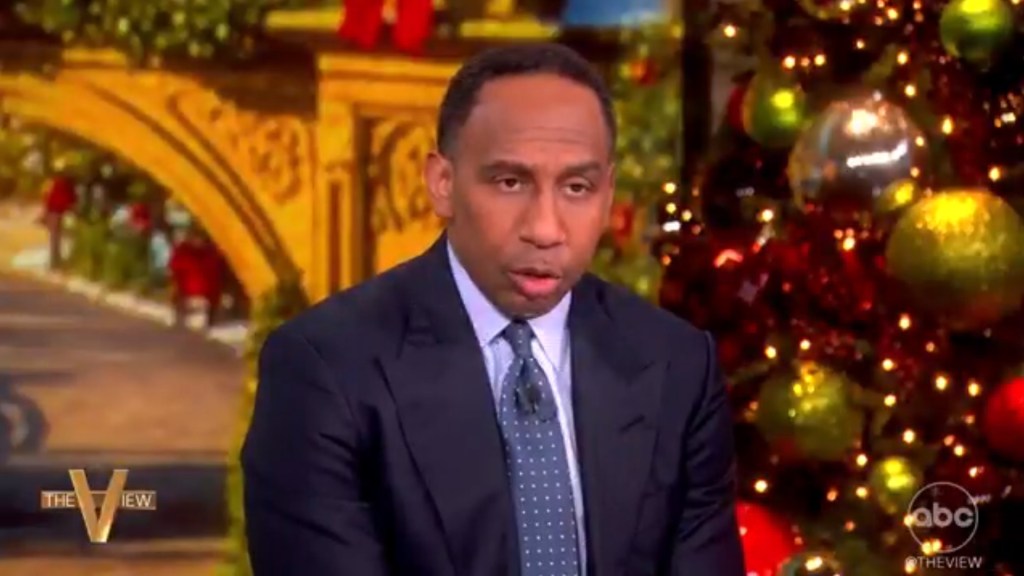 Stephen A. Smith during an appearance on 