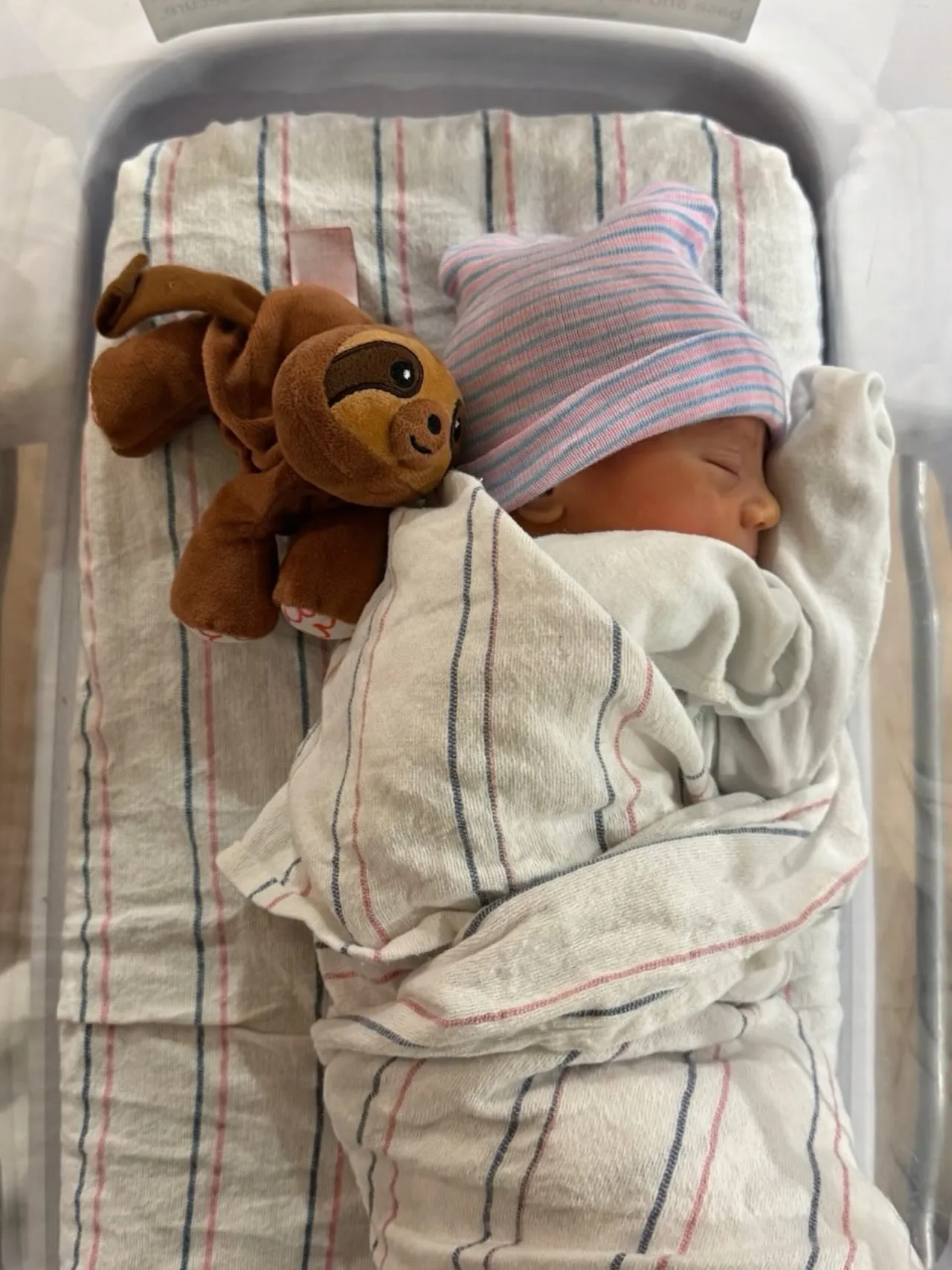 Enrique Iglesias and Anna Kournikova's baby via Instagram on Monday